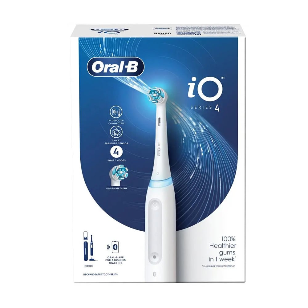 Електрична зубна щітка Oral-B iO Series 4, White